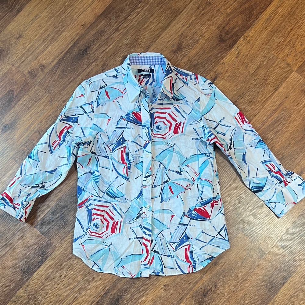 Preppy Shirt Bundle - Blue and Red Beachy Shirt